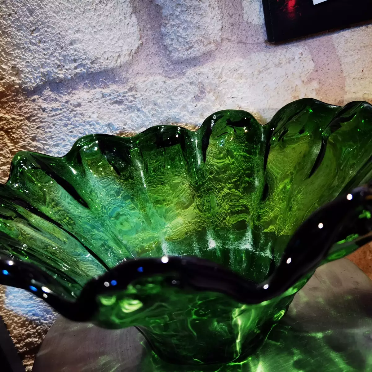 Vase en verre